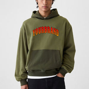High Quality <b>mens</b> Blank <b>Hoodie</b> Heavy Cotton fleece <b>Oversized</b> 520Gsm Streetwear Custom printed logo Heavyweight <b>Hoodie</b> <b>for</b> man - Product Image 1