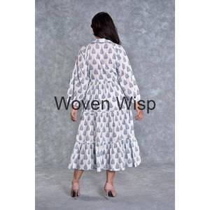 เดรสแม็กซี่เดรสลำลองสำหรับผู้หญิง, เดรสลำลองสไตล์มุสลิมสำหรับฤดูร้อนมีไซส์ใหญ่ - Product Image 5