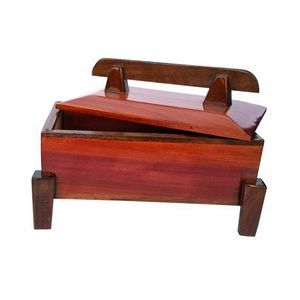 CAJA DE REGALO CAJA DE MADERA CON ACABADO DE PINO DESLIZANTE Cosmética con logotipo personalizado Caja de madera Madera hecha a mano Cajas de madera y bambú Se aceptan - Product Image 1