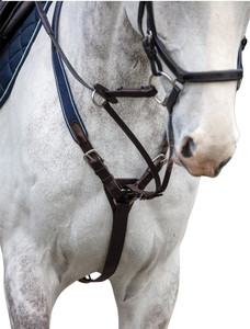 Pechera Ecuestre de Cuero Joya con Accesorio Elástico para Correr, Tamaño y Logotipo Personalizables, Te Brinda Opciones - Product Image 6