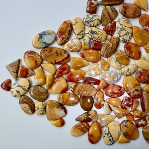 Maligno Jasper หินควอตซ์หลวมสีน้ำตาลธรรมชาติคุณภาพสูงสำหรับการทำเครื่องประดับระดับพรีเมียม - Product Image 6