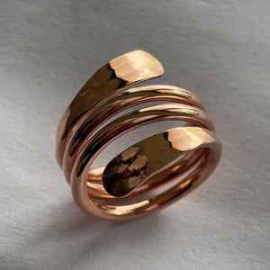 Adjustable Hammered <b>Copper</b> Ring Minimalist Boho Jewelry <b>Band</b> Ring <b>Copper</b> Ring gift for her ring, s <b>Copper</b> Ring - Product Image 3