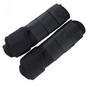 Botas de cepillado de neopreno para caballos, protección de piernas, envolturas de seguridad, ropa transpirable, equipo veterinario equino para equitación ecuestre - Product Image 3