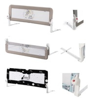 Barandilla de Cama Plegable Portátil para Bebés, Protector Lateral Anticaídas para Niños, Barrera de Seguridad Anticolisión, Cuna Protectora Infantil