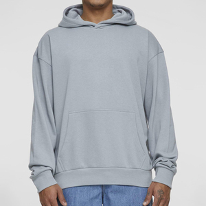 Peso pesado French Terry Oversized Zip Hoodie DTG Print Acid Washed Double Hood Boxy Winter 100% Cotton Hombres - Product Image 1