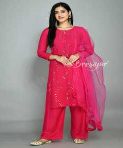Nuevo diseñador de moda Long Kurti con Dupatta Precio más bajo Ropa étnica india Alphanumero Shalwar Kameez - Product Image 4
