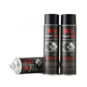 Hot-selling convenient aerosol fibre glass spray adhesive environmental friendly multifunctional 3m spray adhesive