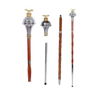 Cabeza colgante de moissanita genuina cabeza de maza chapada en oro y plata/mejor cabeza de moda cabeza chapada en oro y plata con palo - Product Image 1