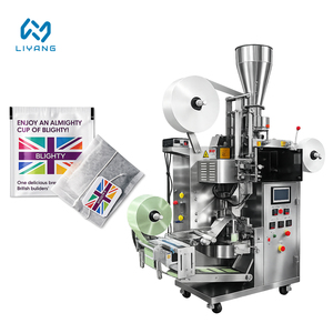 Machine d'emballage entièrement automatique pour sachets de thé intérieurs et extérieurs avec ficelle, étiquette et enveloppe pour mélanges de tisanes - Product Image 1