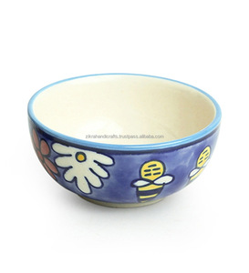 Rough Ceramic Soup Bowl Small Design Multi Color Cheap Salad Noodle Style Hand Painted Home Decor Serving Bowls Gift Set - Product Image 5