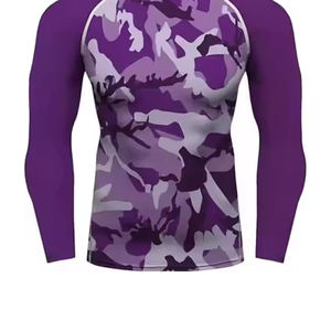 Rashguard personnalisé BJJ MMA pour homme, manches longues, compression, t-shirt de sport, sublimation OEM ODM - Product Image 3