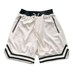 Shorts en maille pour homme, style streetwear, respirants, séchage rapide, avec cordon de serrage, personnalisables, best-seller 2023 - Product Image 4