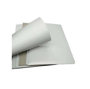 450GSM บอร์ดดูเพล็กซ์ด้านเดียวเคลือบผิวด้านบนใบมีดเคลือบเงาสีขาวด้านหลังสีเทาพื้นผิวมันวาวซัพพลายเออร์อินเดียตรวจสอบ180GSM - Product Image 1