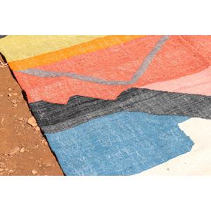 Tapis de chaise à tissage plat tissé moderne animé et tapis accrocheurs colorés et lavables pour un usage domestique - Product Image 5