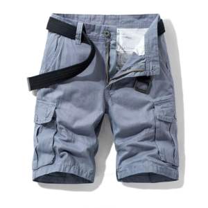 Pantalones cortos de malla personalizados a la moda, conjuntos de pantalones cortos personalizados para hombres, ropa de calle informal para hombres, cargo con varios bolsillos, informal, de algodón, multibolsillo para hombres - Product Image 2