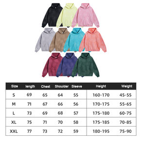 Sudadera con Capucha de Moda para Parejas Otoño/Invierno, Estilo Punk Sólido, Felpa de Algodón Transpirable, Sudadera con Logotipo Frontal - Product Image 3