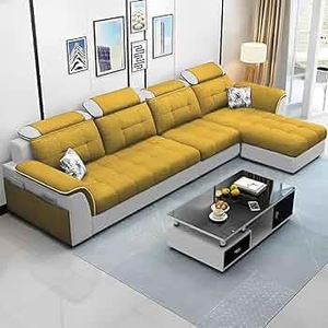 Custom Factory Small Simple Modern Living Room Extraíble Lavable <span class=keywords><strong>Corner</strong></span> 3 <span class=keywords><strong>4</strong></span> 5 Asiento Sofá seccional Sofá de tela para apartamento - Product Image 5