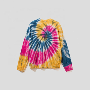 MOQ bajo Custom Street Wear Tie-Dye Sudadera Algodón Mezclado Ropa de invierno Sudaderas de gran tamaño para hombres - Product Image 2