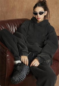 เสื้อฮู้ดแบบสวมศีรษะพิมพ์ลายสำหรับผู้ชายเสื้อสวมหัวพิมพ์ลายตัวตลกโอเวอร์ไซส์แบบลำลอง2025 - Product Image 6