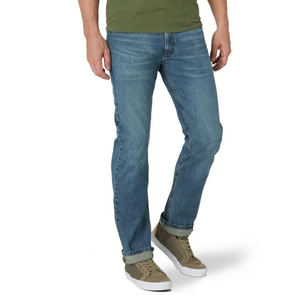 Personalizado Delgado de alta calidad elegante Tela Denim Pantalones casuales Hombres Jeans Comfort Mens Business Jeans Pantalones - Product Image 5