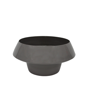 Iron Round Flower Vase Shiny Dark Grey Color Creative Flower Pot For Table <b>Top</b> & <b>Wedding</b> Decoration - Product Image 5