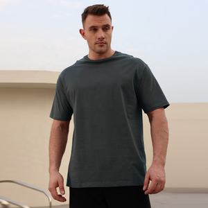 T-shirt en coton uni pour homme, logo personnalisé, été, multicolore, taille 2XS-XL, 100% coton - Product Image 2