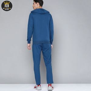 ชุดกีฬาผ้าฝ้ายโอเวอร์ไซส์สำหรับผู้ชายชุดวิ่งจ๊อกกิ้งมีฮู้ดโลโก้ออกแบบได้ตามต้องการ - Product Image 3