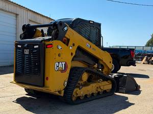 Cargadora de orugas compacta Caterpillar CAT 255 usada de 2024, cargadora de orugas amarilla para construcción y trabajo agrícola - Product Image 3