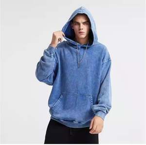 Sweats à capuche élégants pour hommes à lavage acide-Sweats à capuche personnalisables de haute qualité pour hommes pour un confort tendance Sweats à capuche à lavage acide pour hommes - Product Image 5