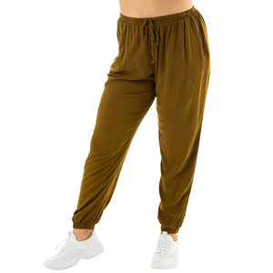 Pantalon décontracté évasé en tissu Oxford pour femme, taille haute, coupe ample, séchage rapide, respirant, coupe-vent, durable, personnalisable, fournisseur BD - Product Image 5