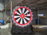 Tablero de Dardos Inflable Grande de 2.5m de Altura para Exteriores, con Material de PVC, para Juegos Comerciales de Lanzamiento de Dardos, Equipo de Entretenimiento Premium