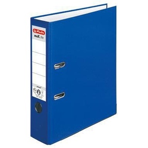 แฟ้มเอกสาร Herlitz DIN A4 ขนาด 80 มม. วัสดุพลาสติก ซ้อนกันได้  ปกนอกและกระดาษด้านในเคลือบลามิเนต ผลิตภัณฑ์จัดเก็บและจัดระเบียบบ้าน - Product Image 1