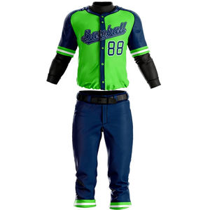 OEM 100% Polyester Personnalisé Faites Votre Propre Conception Softball Maillot Profession Baseball Uniformes - Product Image 6
