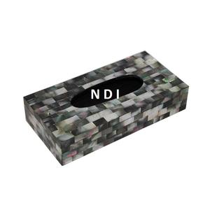 Boîte de rangement pour serviettes en papier, style moderne, finition personnalisée, de forme carrée, pour la maison, l'hôtel et la décoration de restaurants. - Product Image 3