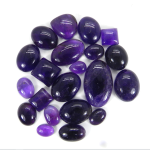 Pierre naturelle Améthyste cristal Mix Shape Loose Gemstone Cabochon pierre précieuse cristal de guérison Toutes les formes Cabochon - Product Image 6