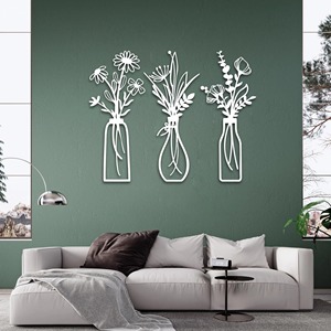 Luxury Contemporary Metal Wall <b>Art</b> Decor Handcrafted Iron Sculpture Artistic Decorative Wall Hanging for Living Room Bedroom - Product Image 1