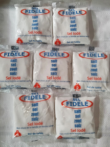 Sel de table iodé raffiné Fidele, sel de mer 100% naturel, poudre fine, 250g - Product Image 2