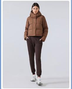 Chaquetas Acolchadas de Plumón de Pato de Alta Calidad para Mujer, Chaquetas de Burbuja Cálidas de Invierno, Impermeables, con Capucha, a la Moda - Product Image 3