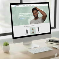 Productos para el cuidado del cabello Comercio electrónico Desarrollo de sitios web Expertos web de confianza que ofrecen plataformas de tiendas en línea asequibles y modernas