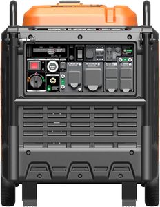 NUEVO Generador Inverter GENMAX GM9000iEDC de 9000W Súper Silencioso, Motor a Gas Propano con Capacidad Paralela, Control Remoto/Eléctrico - Product Image 2