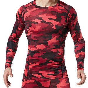 Meilleures ventes Chemise d'entraînement respirante à manches longues en spandex/polyester pour homme par CABRA WEAR - Product Image 1