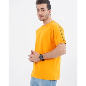 Vente en gros T-shirts à manches courtes 100% coton pour hommes Motif solide personnalisable graphique respirant et imprimé avec logo - Product Image 5