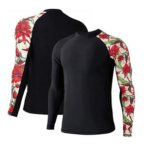 2025 OEM Sublimation Imprimer Logo Personnalisé Fitness BJJ Boxe Surf Natation Protection Solaire Manches Longues Rash Guard - Product Image 5