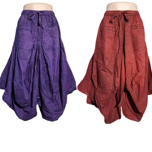 Falda Larga Casual de Verano para Mujer, Estilo Boho, de Algodón Satinado, Cintura Natural, Plisada, Elegante, Nueva, al por Mayor - Product Image 1