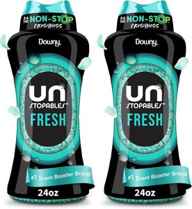 Downy Unstopables In Wash Scent Booster <b>Beads</b>, Fresh Scent, 24 oz, <b>Laundry</b> <b>Beads</b> for odor Protection, Downy Scent Booster <b>Beads</b>, - Product Image 1