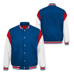 Nouveaux hommes personnalisés corps en laine manches en cuir patchs en chenille brodés veste universitaire Letterman - Product Image 3