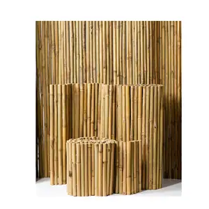 Разделенная бамбуковая ограда, рулонные панели, защита сада, ограждение, панели, рулоны, оптовая продажа, готов к отправке, заводская цена