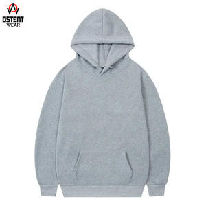 Vente en gros de pulls à capuche 100% coton pour hommes, sweats d'hiver confortables et personnalisés en tissu polaire français de couleurs unies - Product Image 6