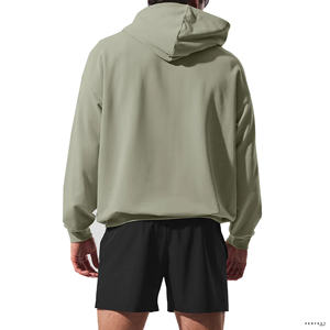 Custom Logo Pullover Hoodie Oversize French Terry <b>Shorts</b> 2-Piece <b>Set</b> Perfect Quality for Casual Style <b>Top</b> for Summer & Winter - Product Image 2