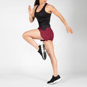 Shorts de sport pour femmes haut de gamme respirant High Fitness Shorts de yoga personnalisés avec motif chaud lavage coloré course athlétique - Product Image 5